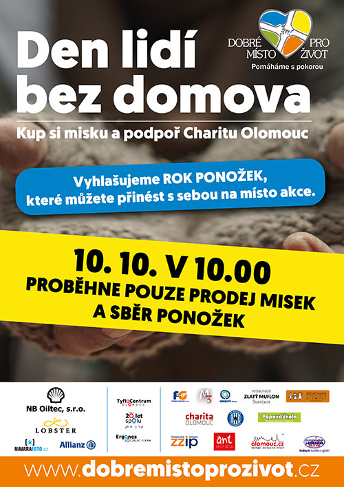 Den lidí bez domova 10.10.2020