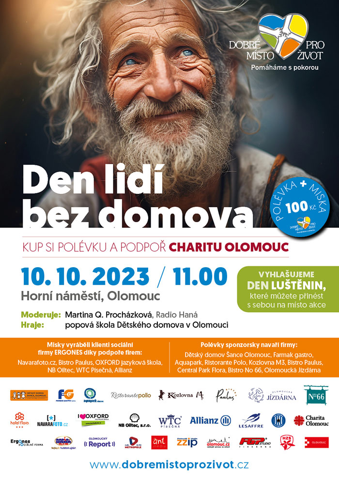 Den lidí bez domova 10.10.2023