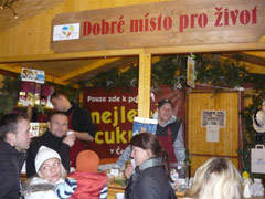 Vánoční stánek Dobrého místa pro život 2010